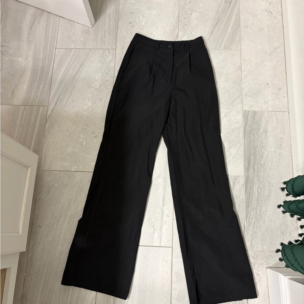 PrettyLittleThing Black Trousers